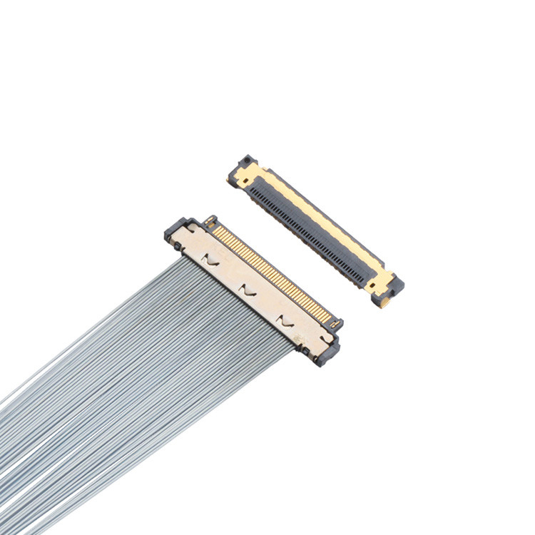 마이크로 코아시얼 케이블 애플리케이션 KEL XSL20-48S 0.25mm Pitch, 44AWG 및 46AWG