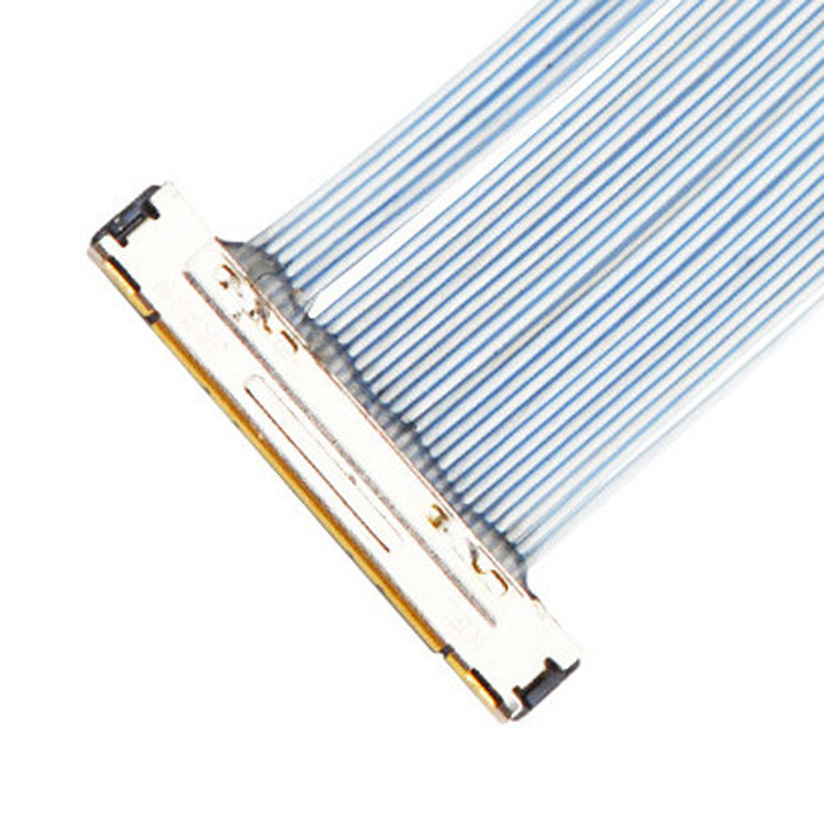 감시 카메라에 0.25mm Pitch KEL XSLS20-30의 마이크로 코아시얼 케이블 집합