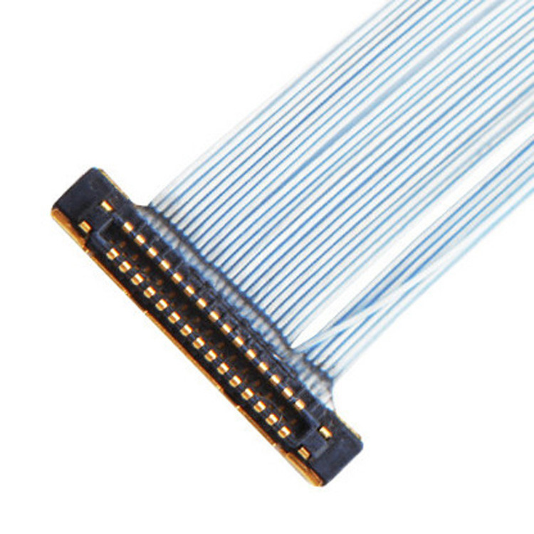 감시 카메라에 0.25mm Pitch KEL XSLS20-30의 마이크로 코아시얼 케이블 집합