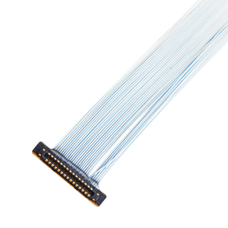 감시 카메라에 0.25mm Pitch KEL XSLS20-30의 마이크로 코아시얼 케이블 집합