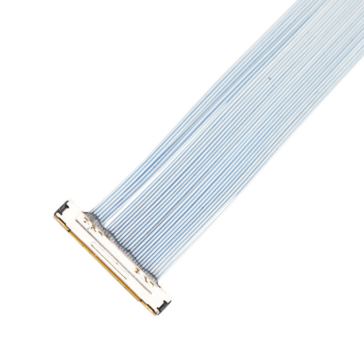 감시 카메라에 0.25mm Pitch KEL XSLS20-30의 마이크로 코아시얼 케이블 집합