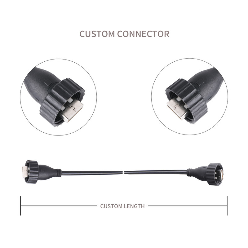 USB2.0 남자 종류 A 커넥터 케이블 인더스트리얼에 대한 타입 남자 종류 A USB2.0