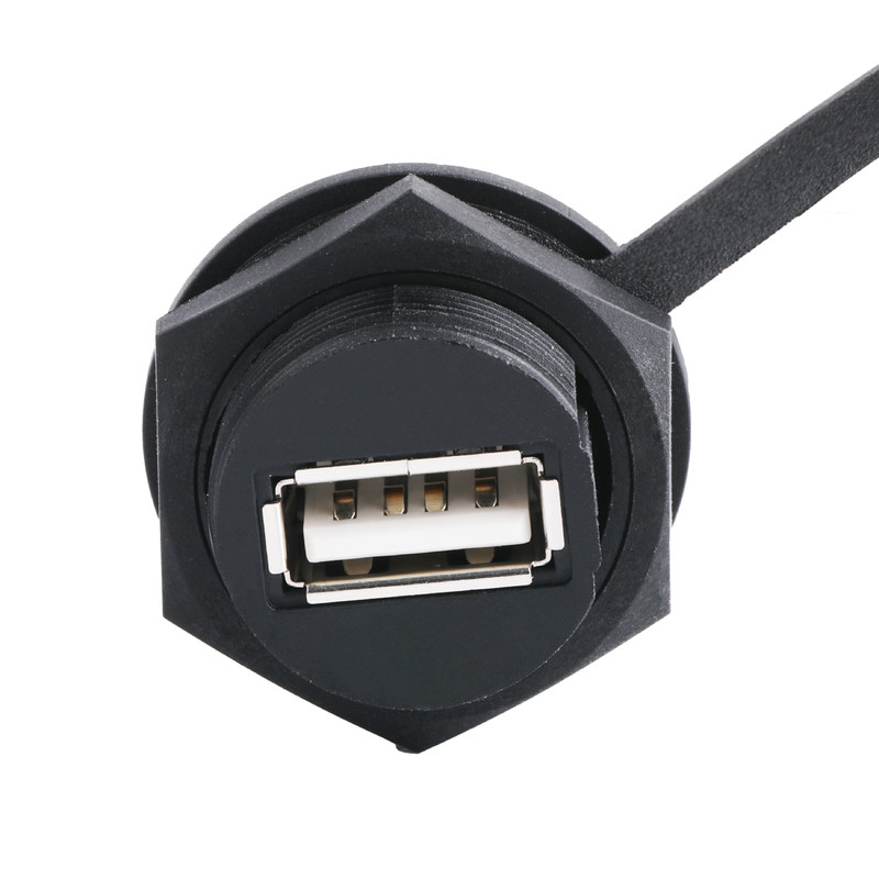 차폐와 USB 암놈 커넥터 당 2.0과 USB usb 당 2.0 케이블에 대한 캡은 측정하기 위해 했습니다