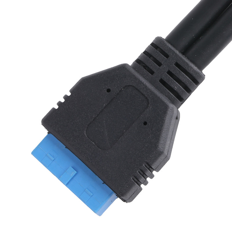 USB 3.0 프론트 패널 메인보드 19/20 핀 케이블 USB 여성 스플리터 어댑터 확장 커넥터