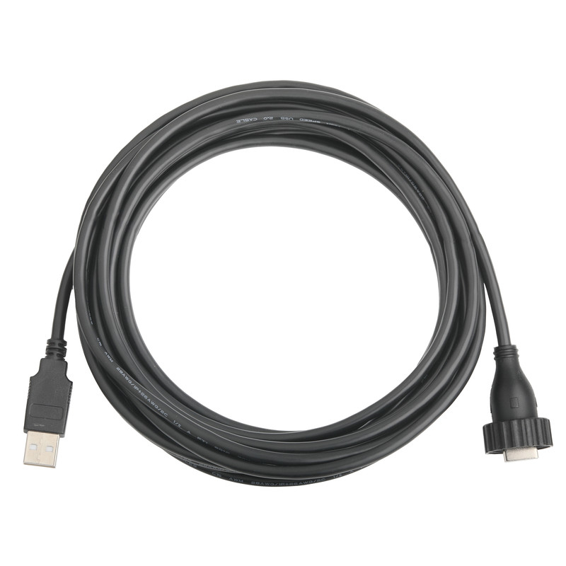 USB2.0 A형 남성형 M형 유체 인터페이스 USB2.0 케이블 자동차용 산업용 고정 데이터 연결 케이블