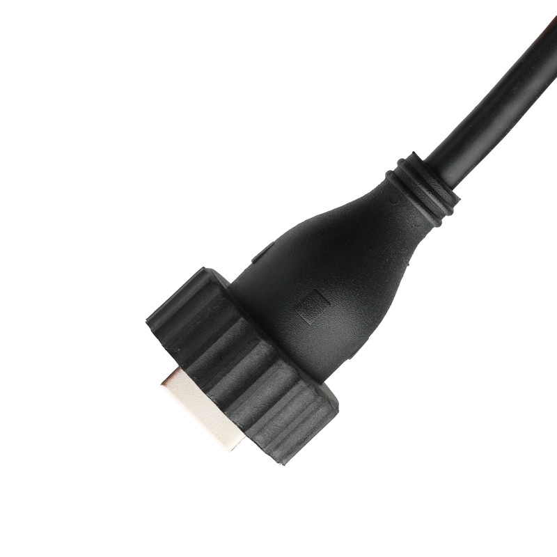 USB2.0 A형 남성형 M형 유체 인터페이스 USB2.0 케이블 자동차용 산업용 고정 데이터 연결 케이블