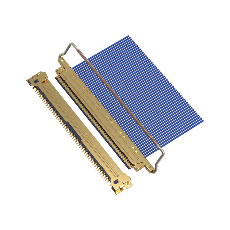 CABLINE-VS 20453-250T-03S 50핀 마이크로 코아시얼 커넥터 0.5mm 피치, 수평 짝짓기 유형