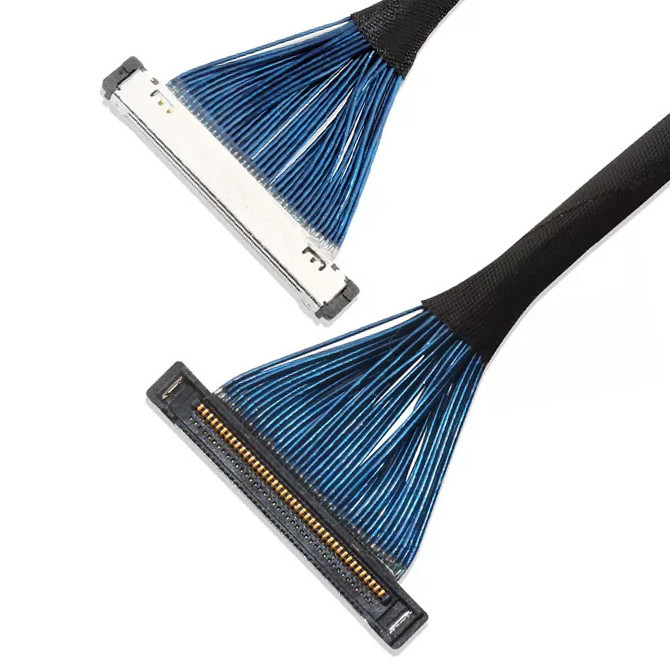 0.4mm 마이크로 코아시얼 케이블, Edp 40 핀 20373 2182 20374 20380 lvds 케이블