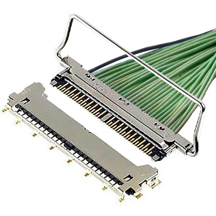 CABLINE-CX II 커버가 없는 40핀 케이블, 20978-040T-01, A40 핀 LVDS 커넥터와 0.25mm 피치와 지평