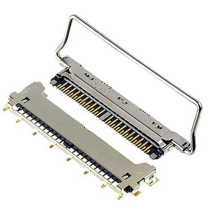 CABLINE-CX II 커버가 없는 40핀 케이블, 20978-040T-01, A40 핀 LVDS 커넥터와 0.25mm 피치와 지평