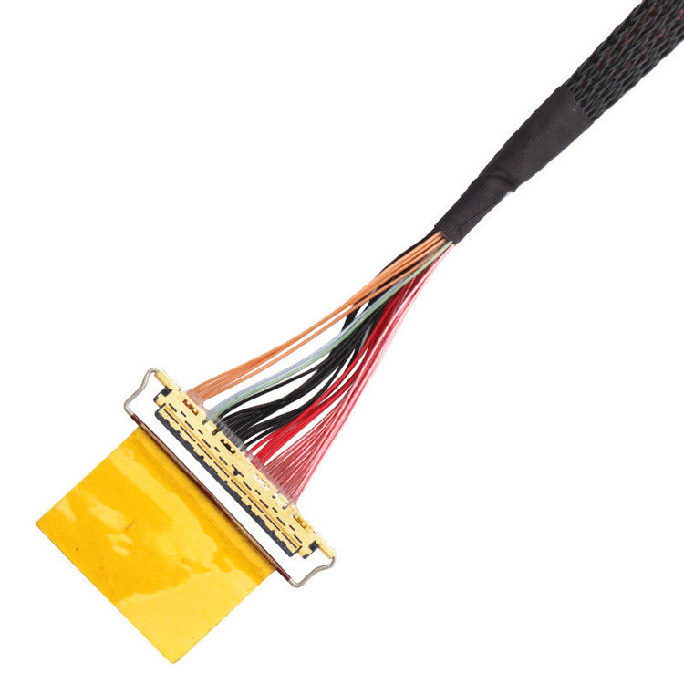 공장 36AWG Lvds 케이블 조립 I Pex 20453-240t-01 ~ 20453-240t-01 40P 0.4mm Pitch