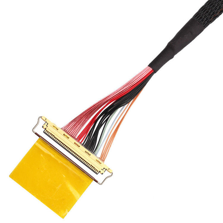 공장 36AWG Lvds 케이블 조립 I Pex 20453-240t-01 ~ 20453-240t-01 40P 0.4mm Pitch