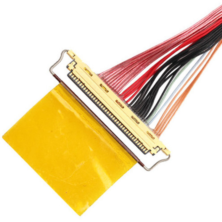 공장 36AWG Lvds 케이블 조립 I Pex 20453-240t-01 ~ 20453-240t-01 40P 0.4mm Pitch
