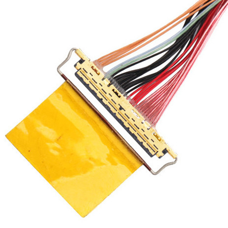 공장 36AWG Lvds 케이블 조립 I Pex 20453-240t-01 ~ 20453-240t-01 40P 0.4mm Pitch