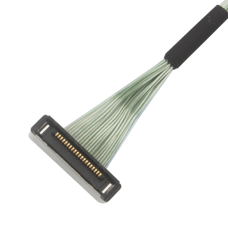 0.4mm pitch IPEX 20380-R20T-06 마이크로 코아시얼 케이블 lvds 커넥터 케이블 20P 0.4mm pitch