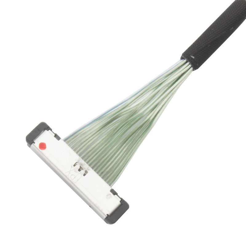 0.4mm pitch IPEX 20380-R20T-06 마이크로 코아시얼 케이블 lvds 커넥터 케이블 20P 0.4mm pitch