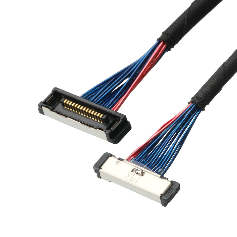 케이블 SS 마이크로 코아시얼 케이블 20380 커넥터 I-PEX 20380-R14T-06 0.4mm Pitch 14P 커넥터