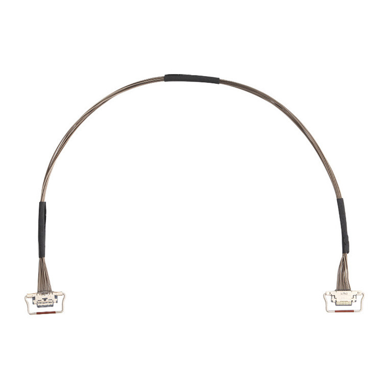 공장 10 핀 마이크로 코아시얼 케이블 0.4mm 피치 20633-310T-01S Lvds 열 카메라