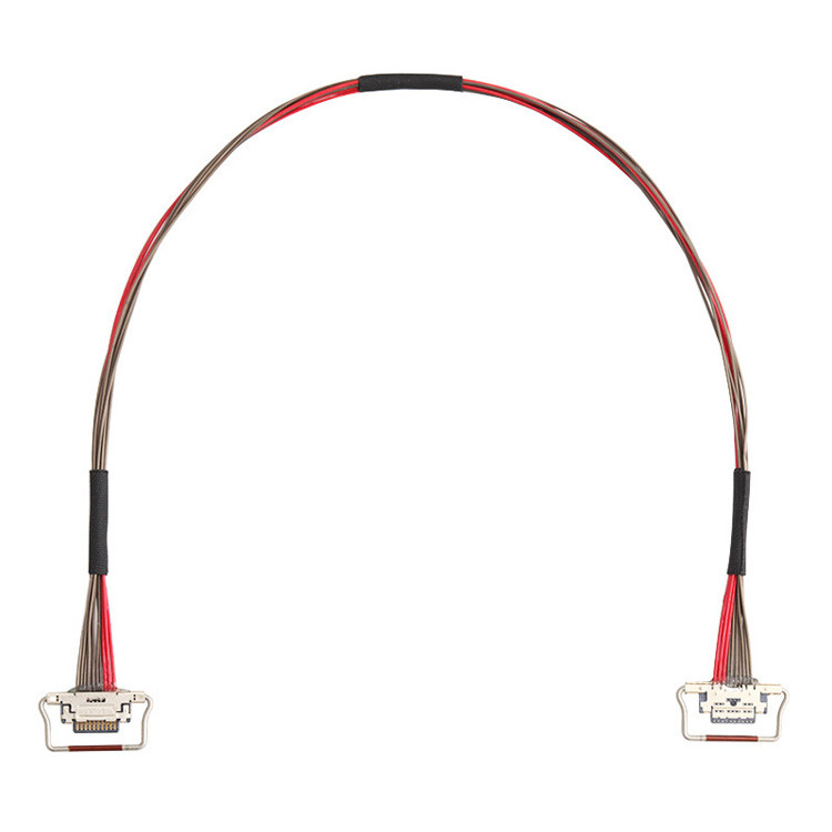 150mm 길이의 10핀 LVDS 마이크로 코아시아 케이블, 0.4mm 피치와 함께 I-PEX 커넥터, 20633-310T-01S로 식별