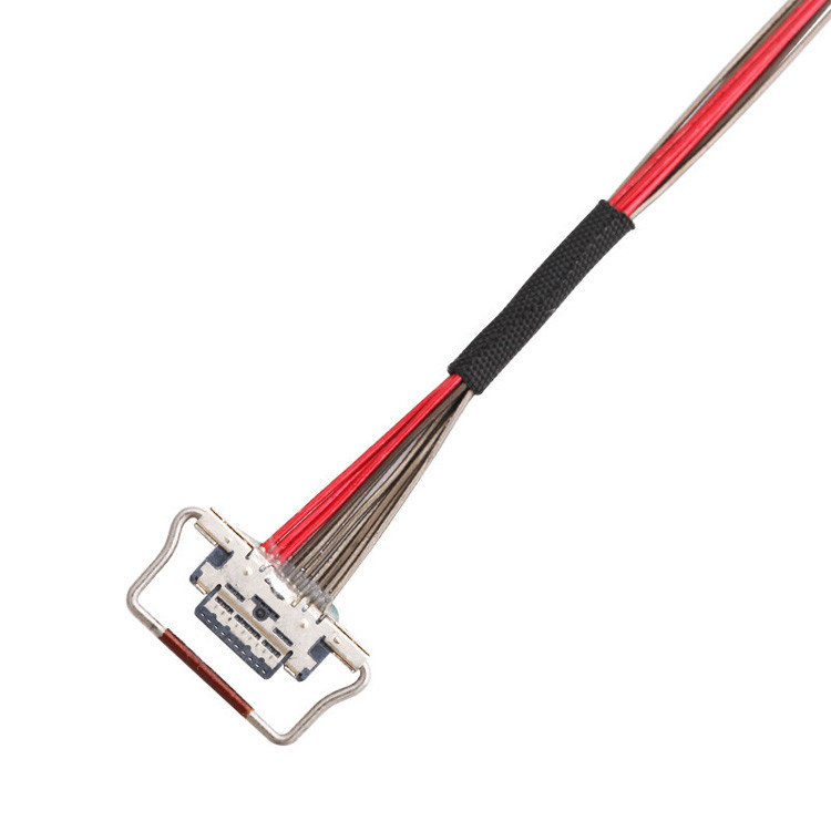 150mm 길이의 10핀 LVDS 마이크로 코아시아 케이블, 0.4mm 피치와 함께 I-PEX 커넥터, 20633-310T-01S로 식별