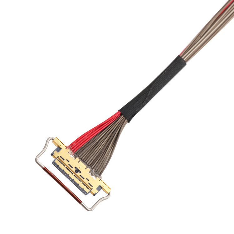 공장 UL EDP LVDS 동축 케이블 I PEX 0.4mm Pitch 20633-220T-01S 20 핀