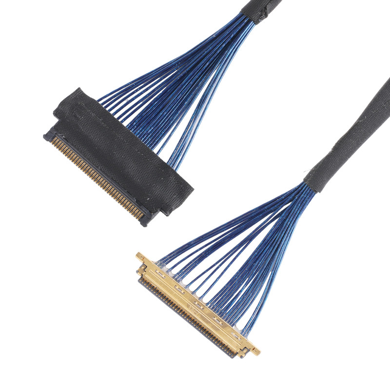 Lvds JAE 마이크로 코아시얼 케이블 FI JT40C CSH1 ~ HD1P040MA1 가상 현실 장치에 사용