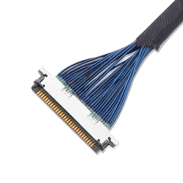 150mm 길이 LVDS 마이크로 코아시얼 케이블 IPEX 0.4mm 20453z-030 SD ~ 20347 기계 잠금