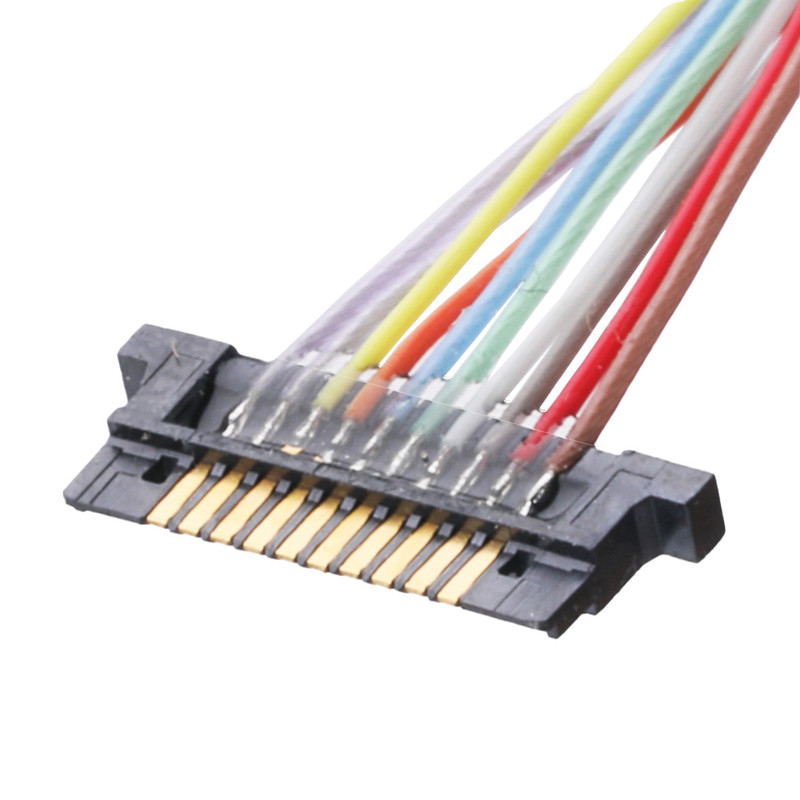 LCD 모니터 DW-5 20598-010T-02 0.5 밀리미터 동안 라이프즈 동축 케이블 컨넥터는 10개 핀을 던집니다