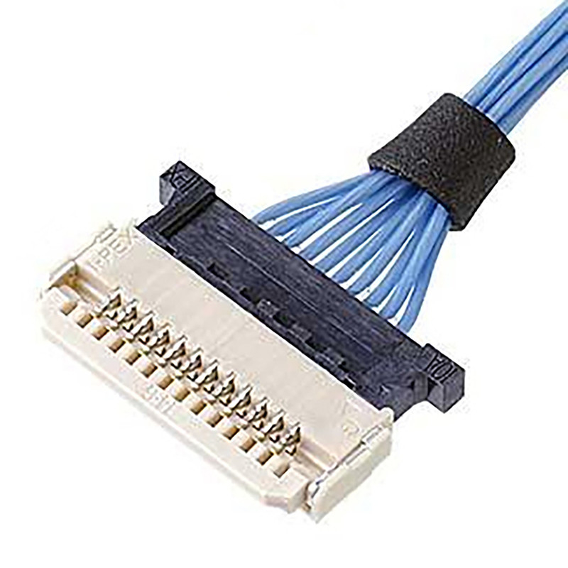 LCD 모니터 DW-5 20598-006T-02 0.5 밀리미터 동안 라이프즈 동축 케이블 컨넥터는 6 핀 Fpc를 던집니다