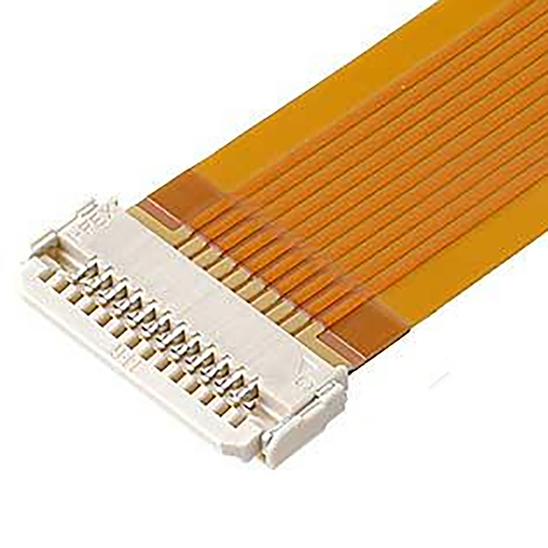 LCD 모니터 DW-5 20598-006T-02 0.5 밀리미터 동안 라이프즈 동축 케이블 컨넥터는 6 핀 Fpc를 던집니다