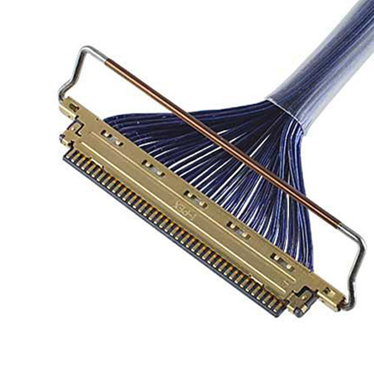 수평 짝짓기 유형 마이크로 코아시얼 케이블-VS 20453 20454 20455-240T A40E-76 2574 2576-0402 코아시얼 케이블 0.4mm Pitch