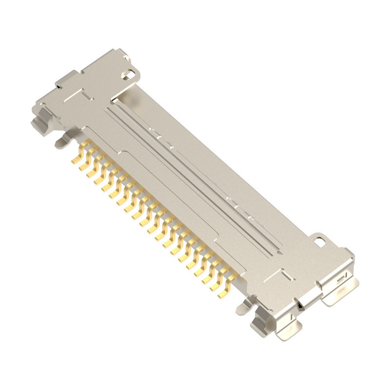 CABLINE-CA 20 핀 20633-220T-01S 미세한 동축 케이블 시스템 0.4 밀리미터 피치, 수평선상 교미형 초소형 연료 연결기
