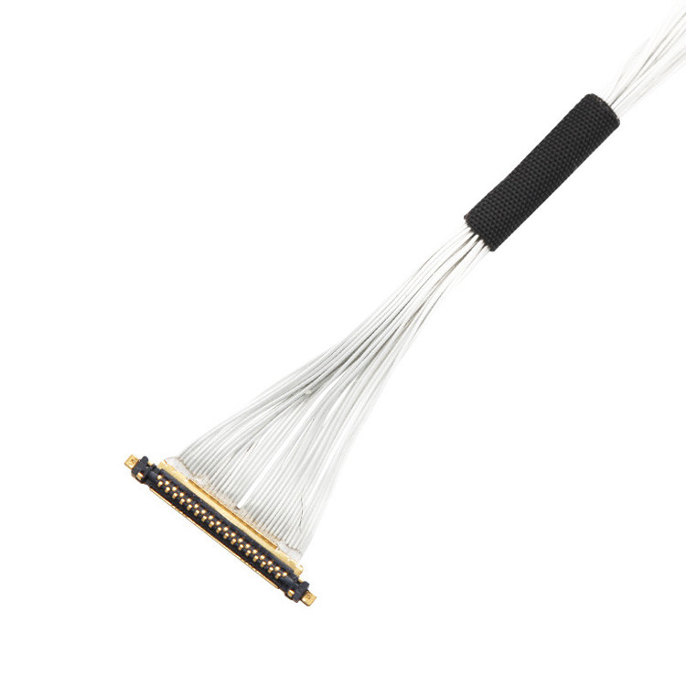 34 핀 JST AUHR-05V-H I-PEX 20531-34-01 0.25mm 피치 LVDS EDP 케이블 집합