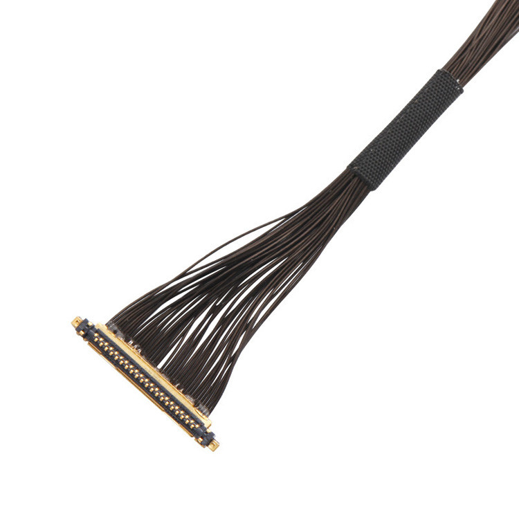 34 핀 JST AUHR-05V-H I-PEX 20531-34-01 0.25mm 피치 LVDS EDP 케이블 집합