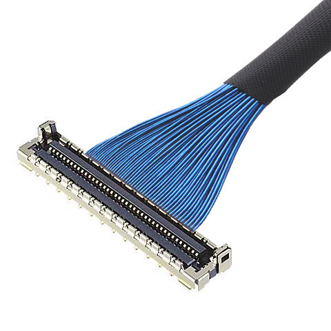 Ipex 마이크로 코엑스 케이블 60P 케이블 라인-Um 20878-060t-01 용기 플러그 부품 셸 하우스 잠금 덮개