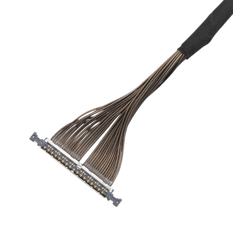 드론용 Lvds 케이블 32P 커넥터 32 핀 마이크로 코아시얼 케이블 I PEX 0.3mm 피치 20496-032T-40