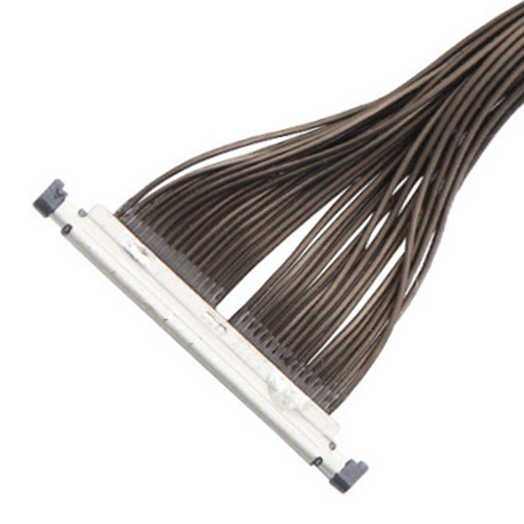 드론용 Lvds 케이블 32P 커넥터 32 핀 마이크로 코아시얼 케이블 I PEX 0.3mm 피치 20496-032T-40