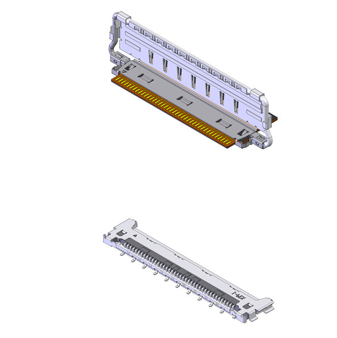 I-PEX 짝짓기 방향 수평 20856-050T-01 FFC 코아시얼 케이블 50P 0.4mm 피치