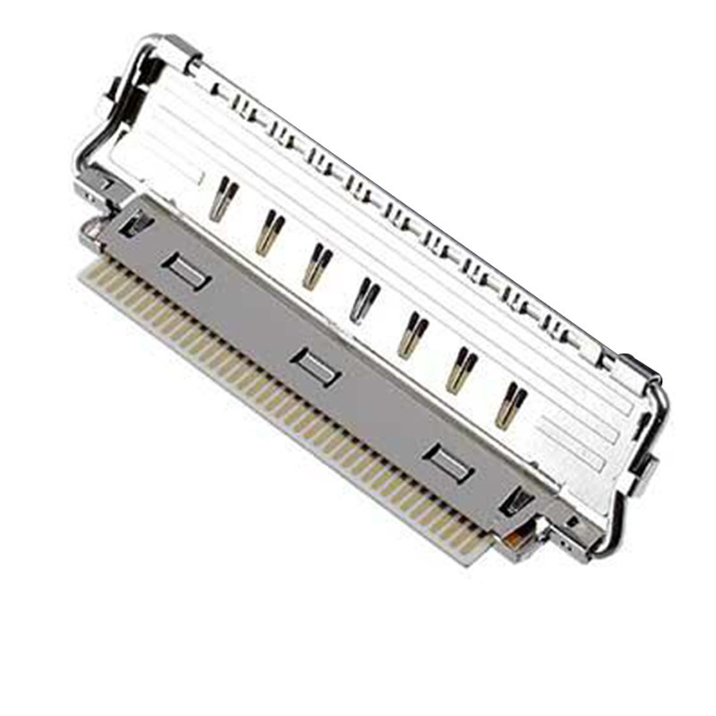 IIF 20856-040T-01 50P 마이크로 코엑스 케이블 집합체 다점 지상 및 기계적 잠금으로 완전히 보호