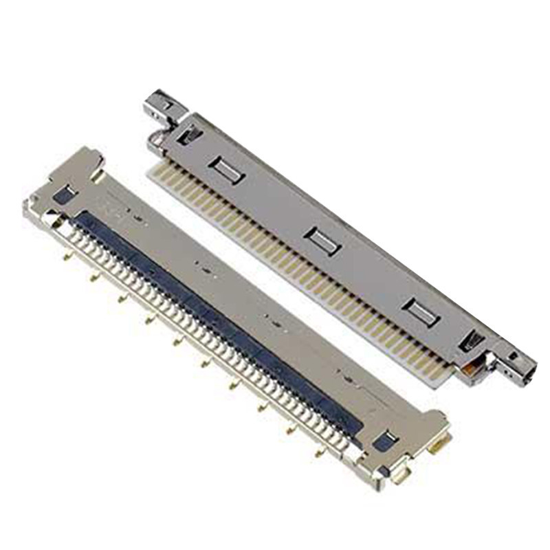 IIF 20856-040T-01 50P 마이크로 코엑스 케이블 집합체 다점 지상 및 기계적 잠금으로 완전히 보호