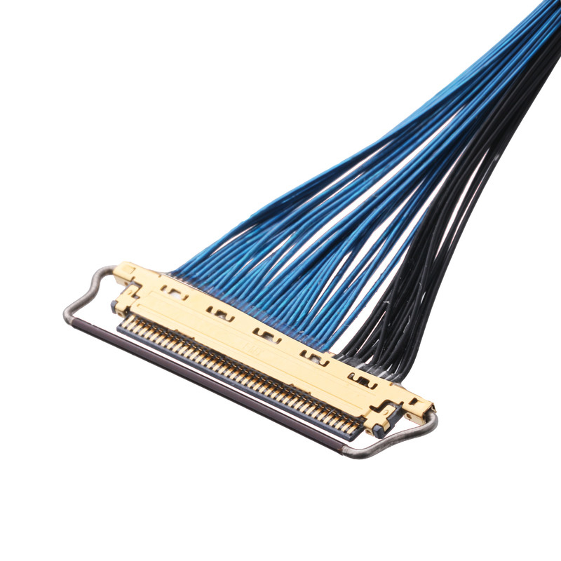 I-PEX CABLINE-CA 20633-250T-01S 50P 0.4mm pitch 수평 짝짓기 유형 기계적 잠금과 마이크로 코아시얼 커넥터