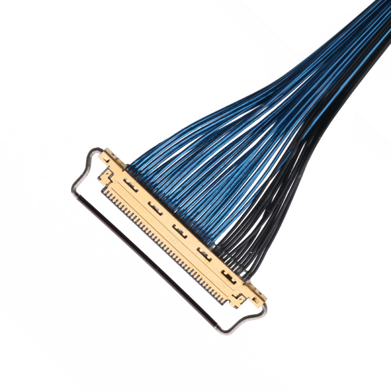 I-PEX CABLINE-CA 20633-250T-01S 50P 0.4mm pitch 수평 짝짓기 유형 기계적 잠금과 마이크로 코아시얼 커넥터
