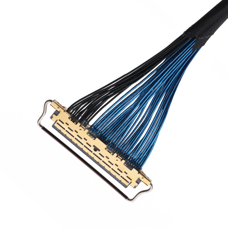 I-PEX CABLINE-CA 20633-250T-01S 50P 0.4mm pitch 수평 짝짓기 유형 기계적 잠금과 마이크로 코아시얼 커넥터