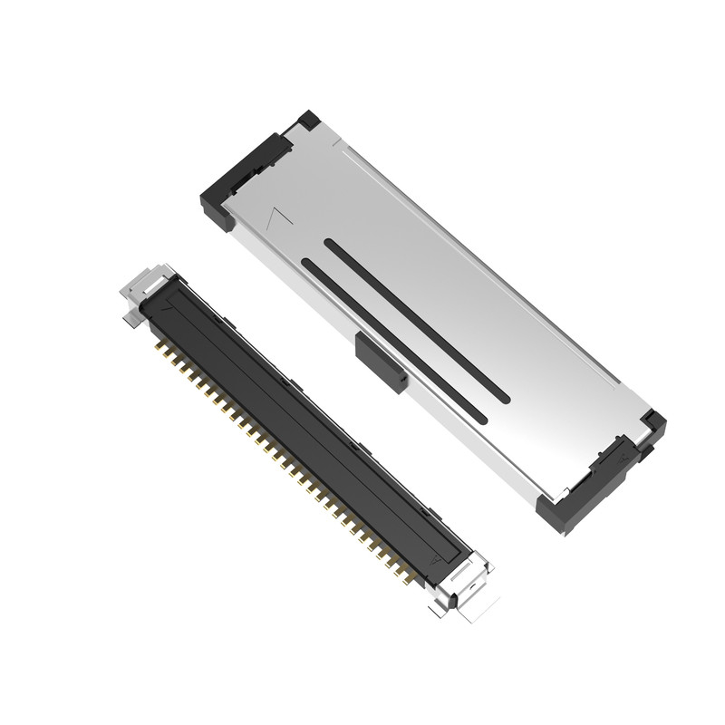 FPL II 20437-030T-01 수평 짝짓기 유형 기계적 잠금 30Pin 40P 50P 0.4mm 피치와 마이크로 코아시얼 커넥터