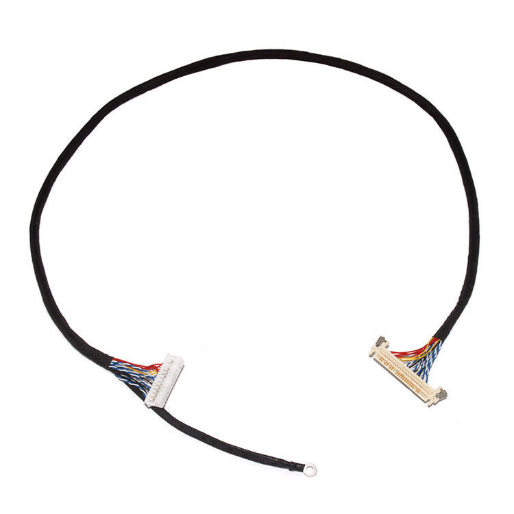 OEM/ODM 커스터마이징 길이 2.0mm 피치 LVDS 케이블 조립 30 핀 IPEX DF11-24DS-2C FI-X3OHL