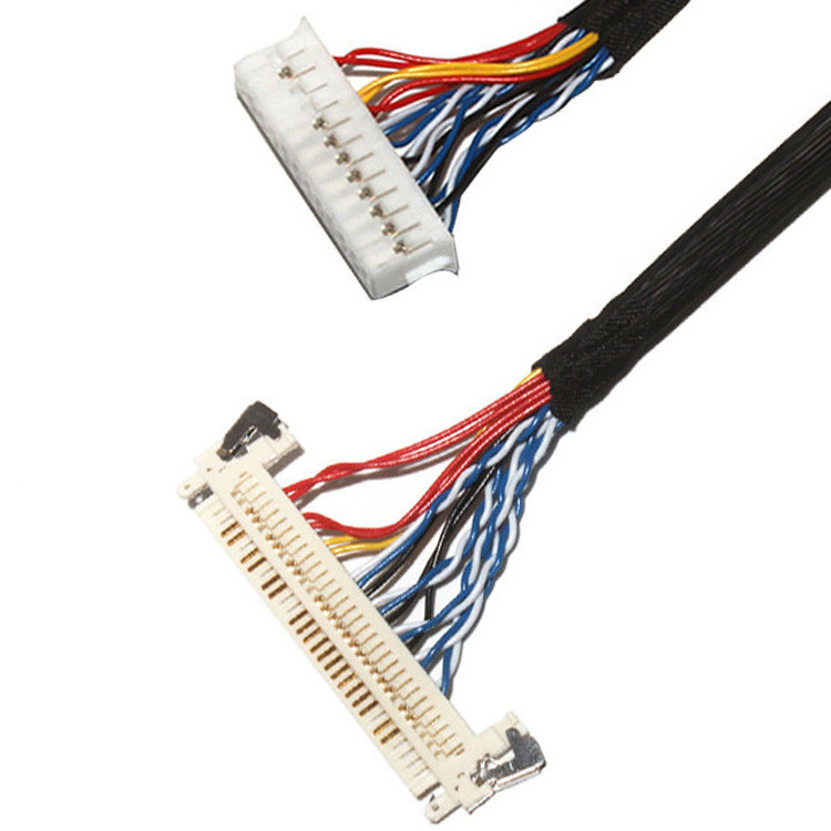 OEM/ODM 커스터마이징 길이 2.0mm 피치 LVDS 케이블 조립 30 핀 IPEX DF11-24DS-2C FI-X3OHL