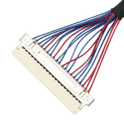 0.5mm Pitch 20453-220t-03 Lvds 케이블 조립 Df19g-20s To I-Pex ISO14001