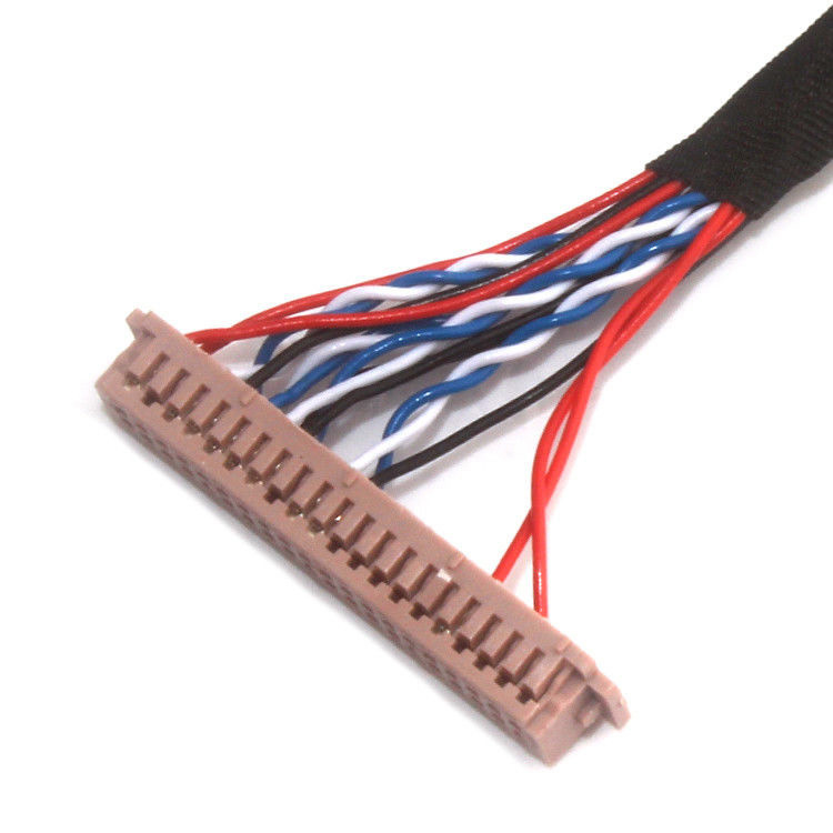 UL 마이크로 코엑스 케이블 조립체 JAE  Lvds 케이블 30 핀 Fi X30에서 Df13 30ds 1.25c