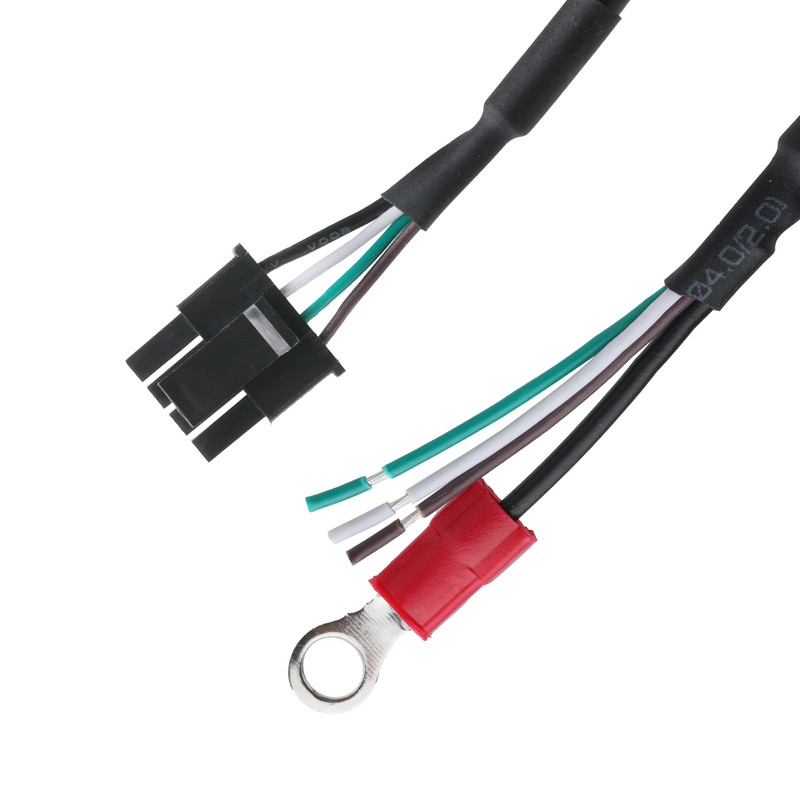 OEM/ODM HSG 43645-0400 MX3.0-4P Semi Stripped 와이어 및 링 가어닝 칼라 LVDS 케이블 조립