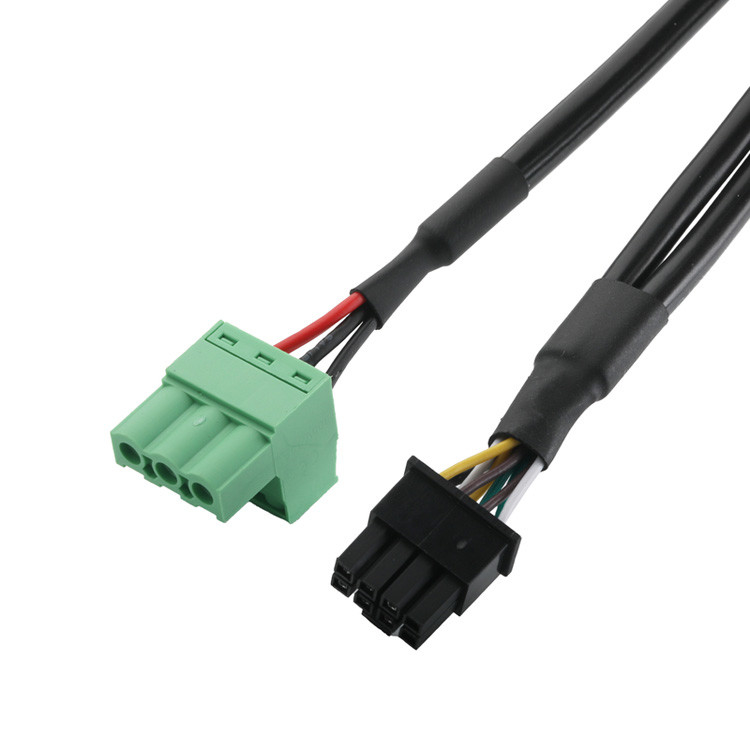 맞춤형 산업용 케이블 커넥터, 피치 3.0mm DB-15P 여성으로 HSG 43025-0800 및 피치 5.8mm 691352710003